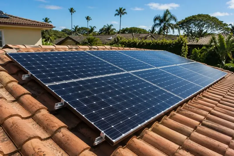 Installation de panneaux solaires à Gousse